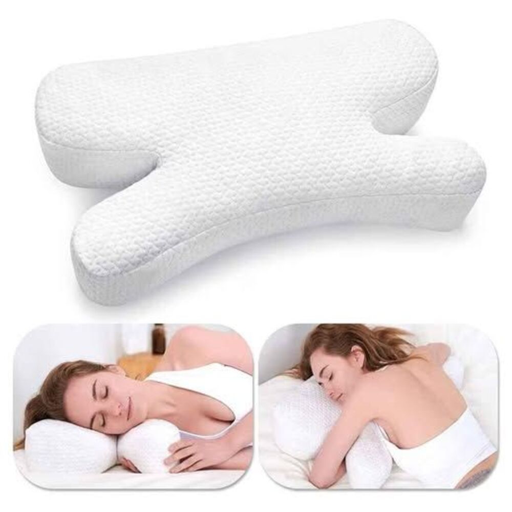 Side Sleeper Anti Wrinkle Pillow Gel Shredded Memory Foam
